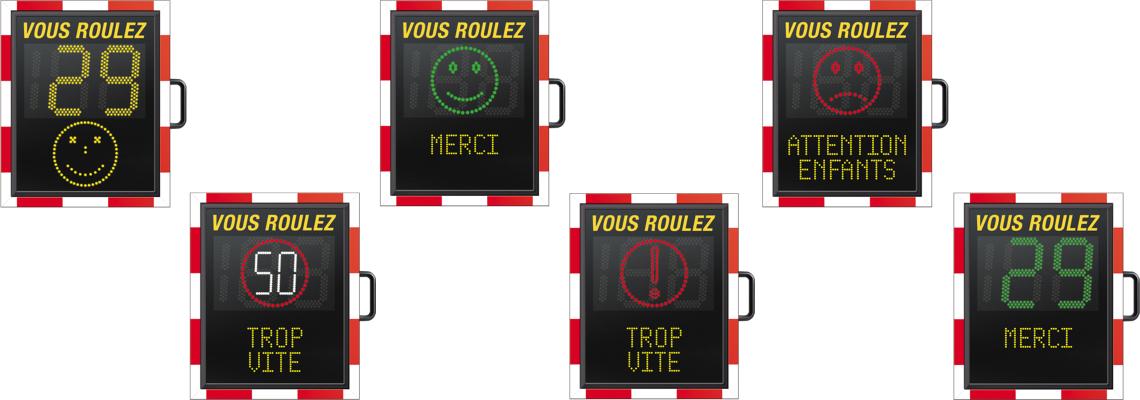 Viasis Viasis plus - grand afficheur vitesse, radar avec texte, afficheur ...